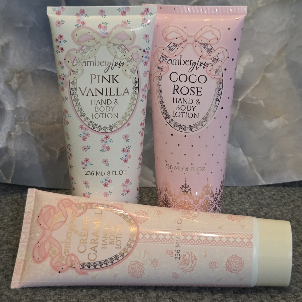 Amber Glow Hand & Body Lotion Set-3pcs - Picture 9 of 10